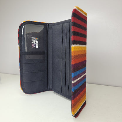Billetera Porta celular (rojo fiesta  )