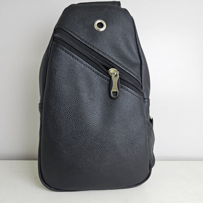 Pechera de aguayo (negro y plomo)