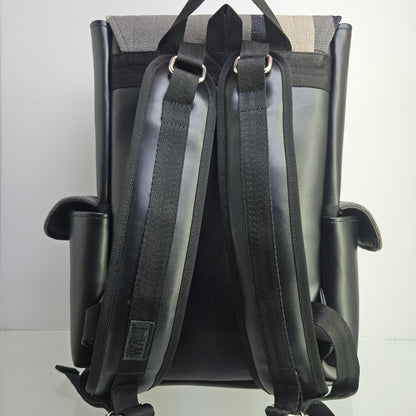 Mochila de cuero (plomo oscuro)