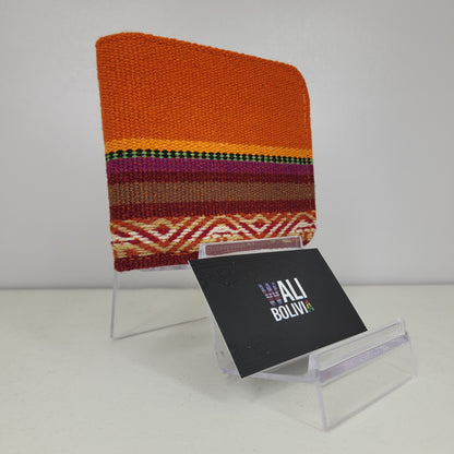 Billetera  Doble (naranja con diseño)