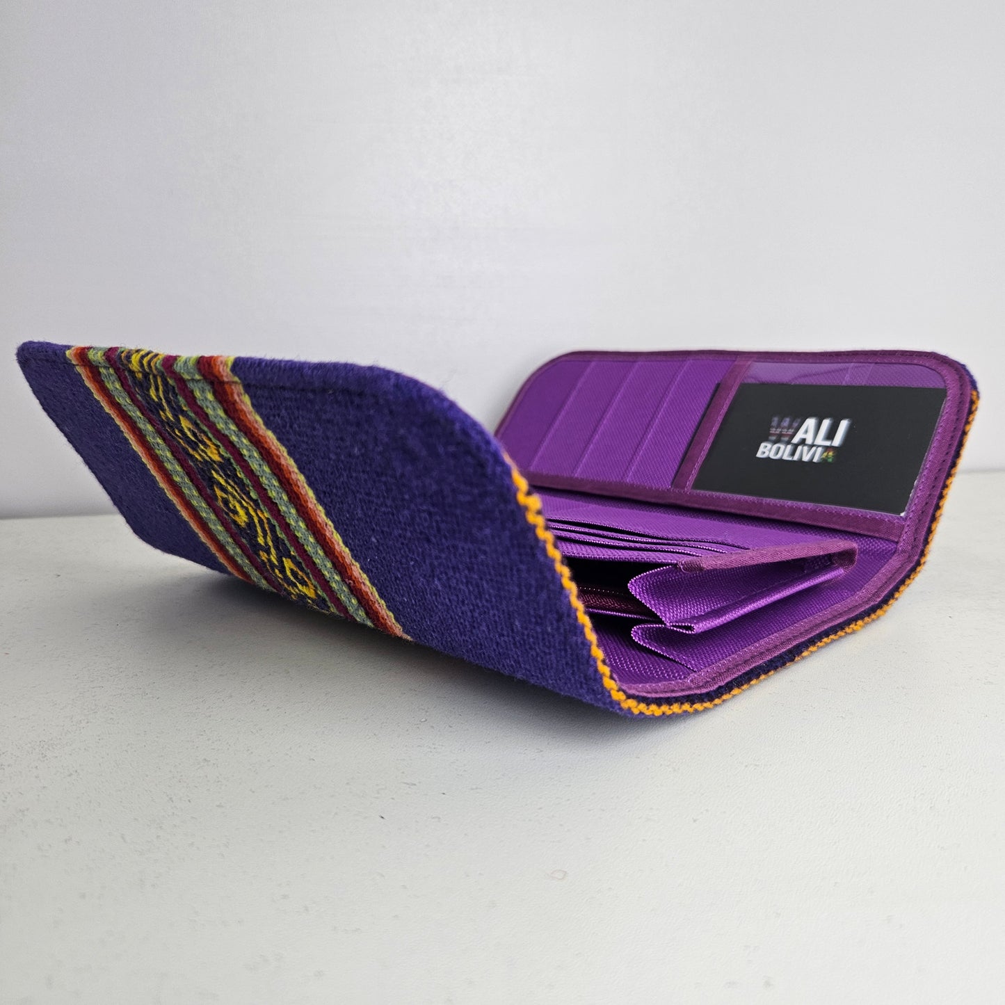 Billetera Portacelular (índigo diseño medio)