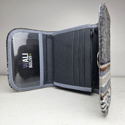 Billetera mini (gris lobo)