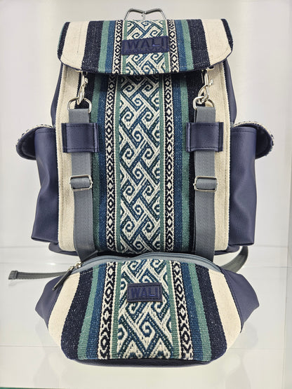 Combo Mochila y Riñonera (jade)