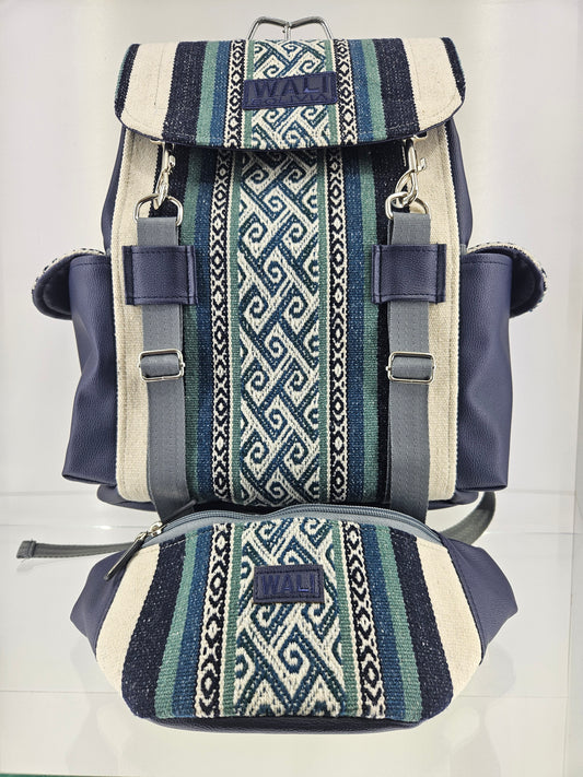 Combo Mochila y Riñonera (jade)
