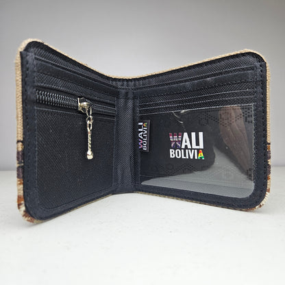 Billetera doble (beige)
