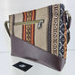 Cartera cuero aguayo (beige)