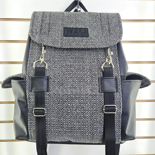 Mochila WALI (Perdiz Blanco y Negro)
