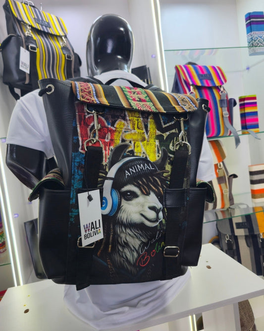 Mochila Llama con Rastas