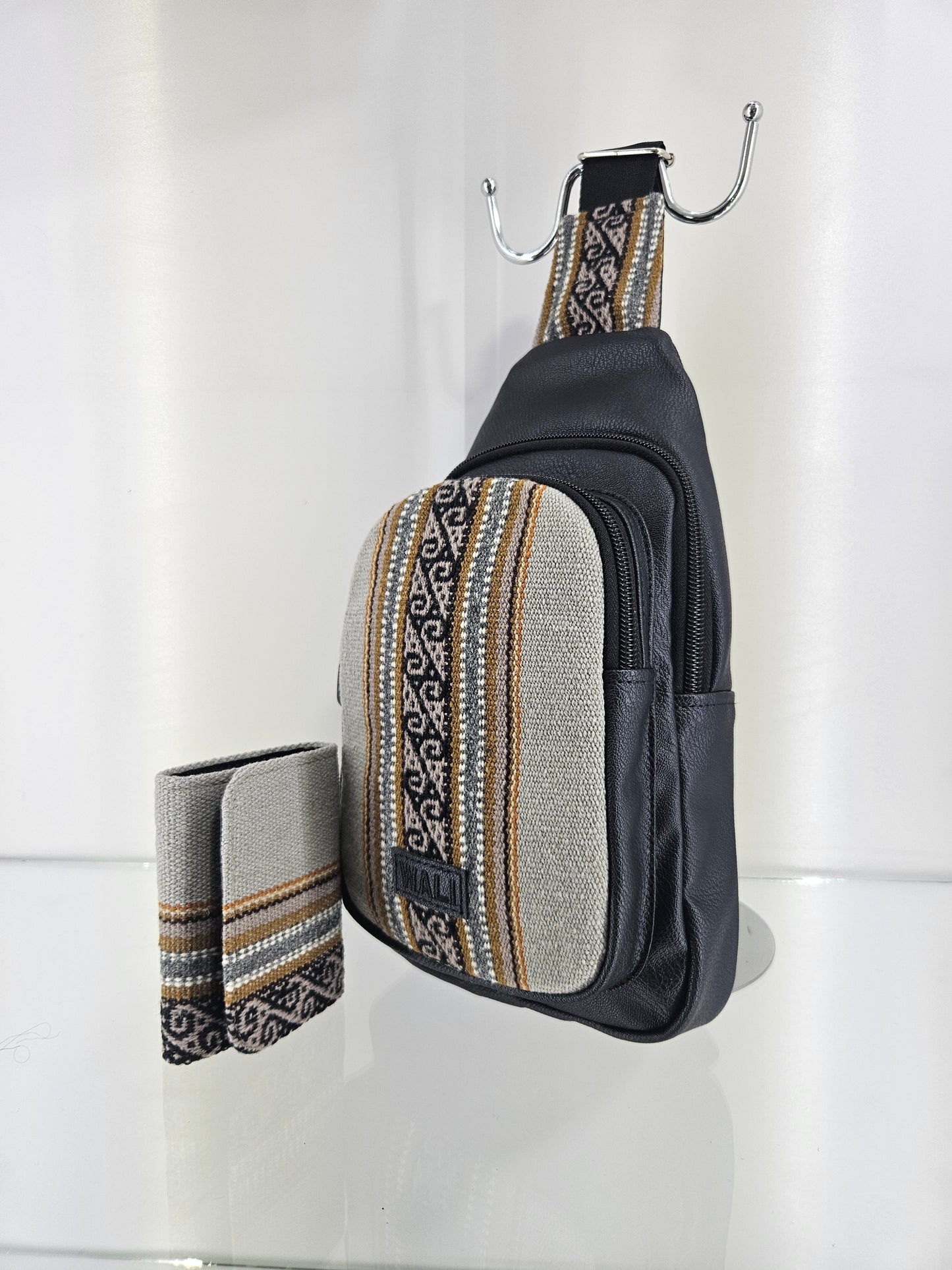 Combo Pechera y billetera triple (plomo)