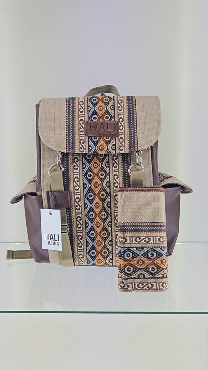 Juego veis Mochila y billetera