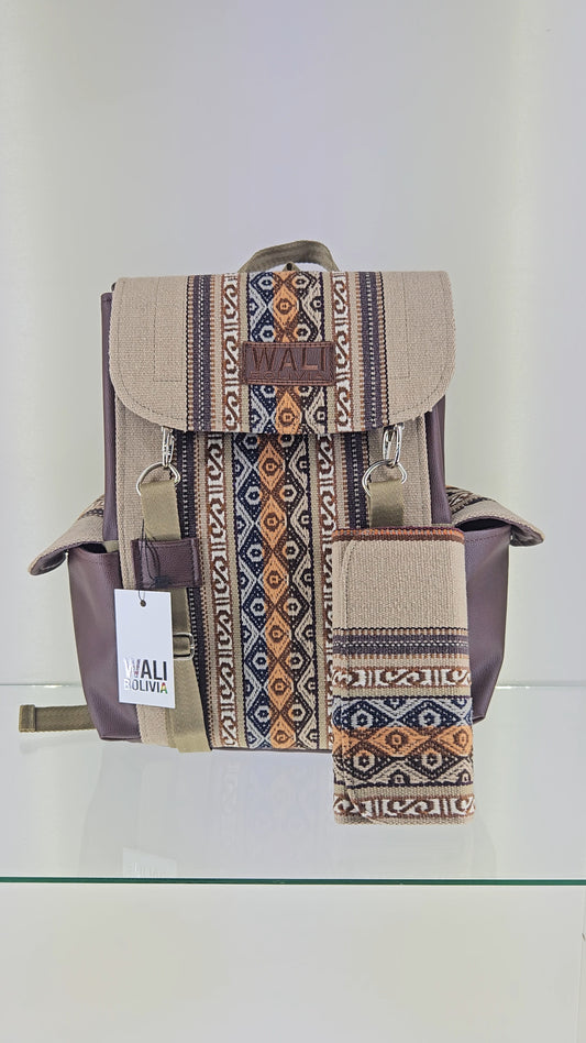 Juego veis Mochila y billetera