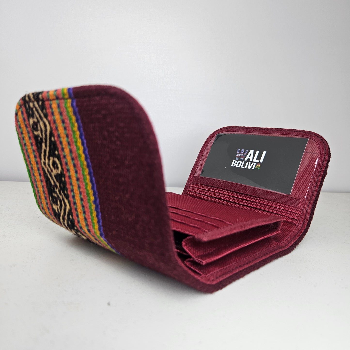 Billetera mini (vino)