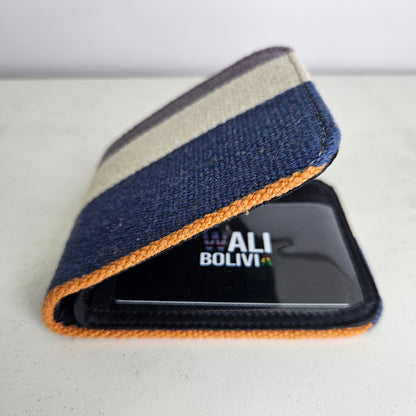 Billetera Azul Combinado(Varon Doble)