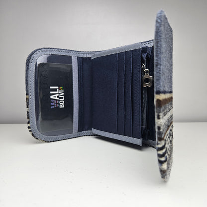 BILLETERA MINI _ Azul denim