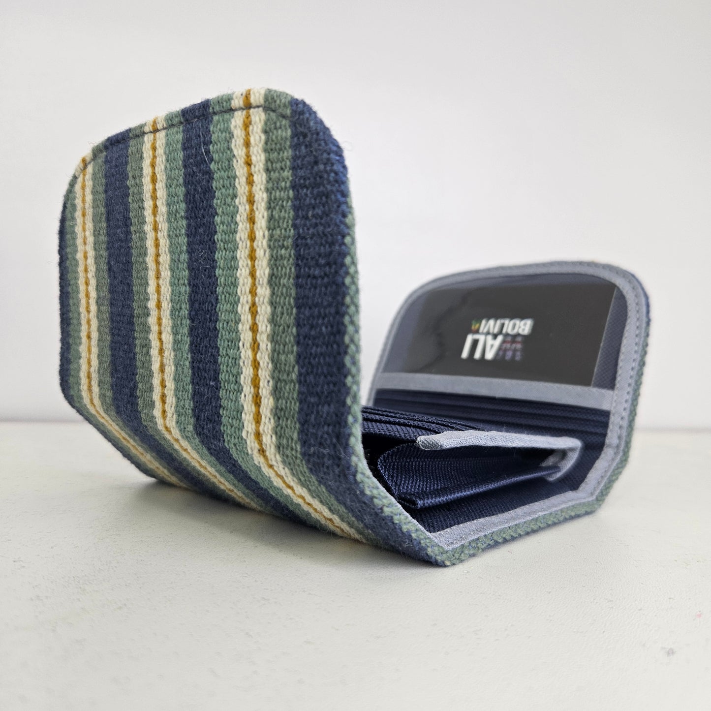 Billetera mini (azul esmeralda)