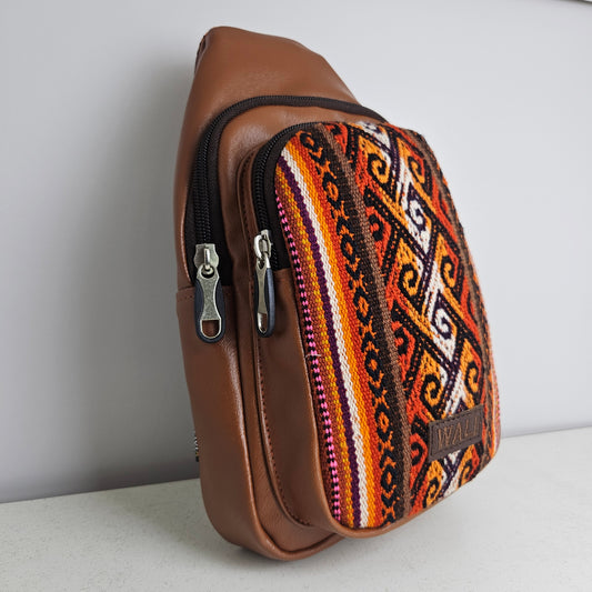 Pechera de aguayo natural(naranjoso)