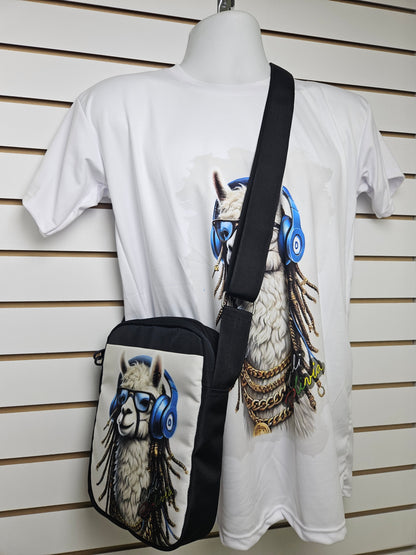 Combo polo y morral urbano (llama cadenas)