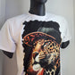 Combo polo y pechera (leopardo)