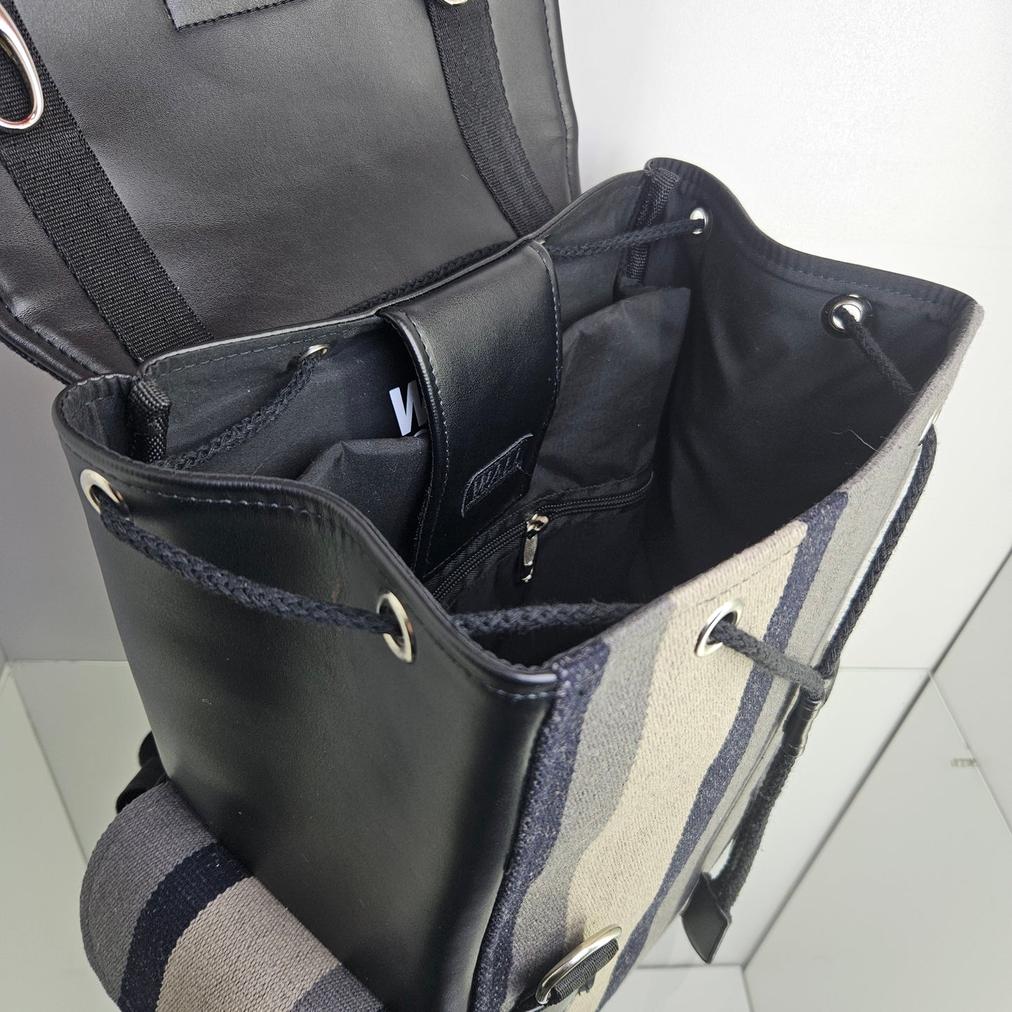 Mochila de cuero (plomo oscuro)