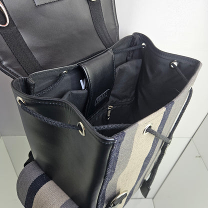 Mochila de cuero (plomo oscuro)