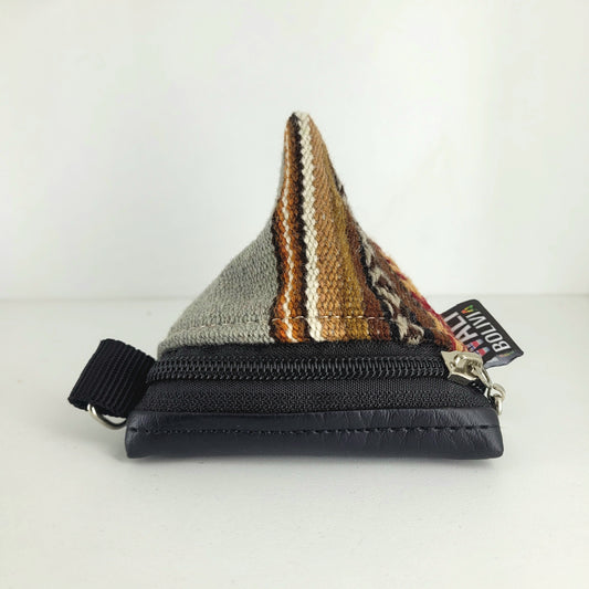 Monedero triangular (plomo claro)