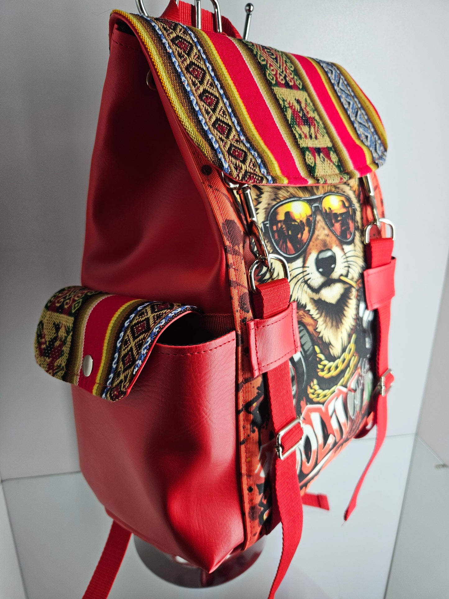 Mochila urbana (Rojo Zorro)