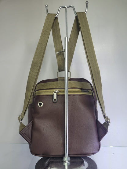 Mochila mini para dama (perdiz cafe)