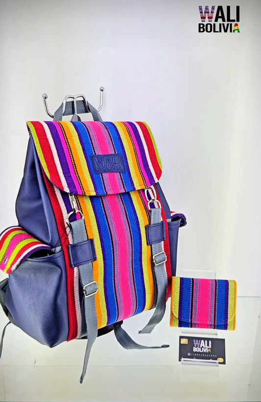 Combo Mochila y billetera mini (payaso)