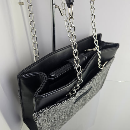 Cartera de cuero (Perdiz blanco)