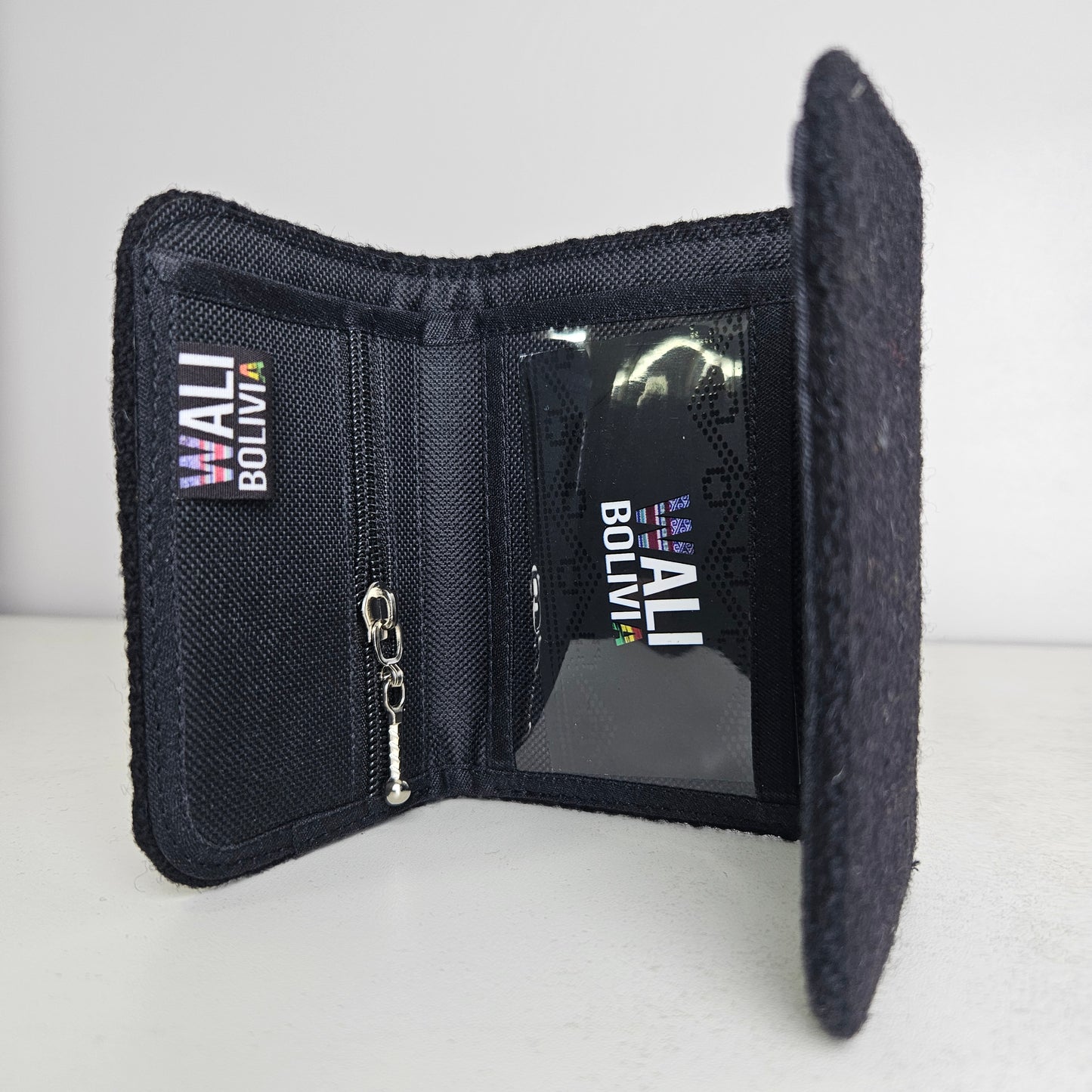Billetera Perdiz Negro (Triple Unisex)
