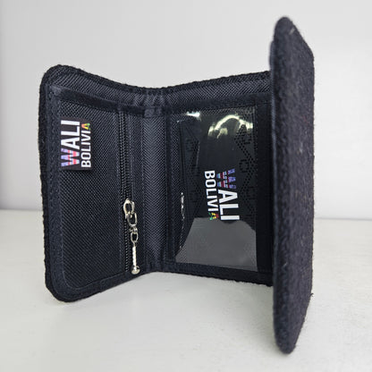 Billetera Perdiz Negro (Triple Unisex)