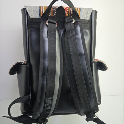 Mochila wali cuero (plomo don diseño)