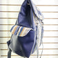 Mochila de aguayo (azul cremita)