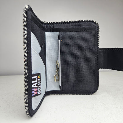 Cartera mini (perdiz blanco)