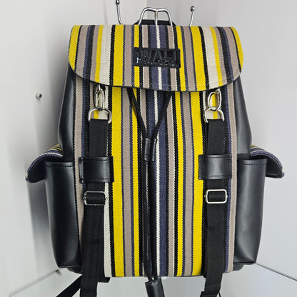 Mochila wali de cuero (tigre)