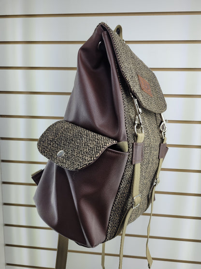 Mochila aguayo (Perdiz cafe)