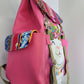 Mochila rosa(la fresita)