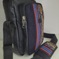 Morral grande aguayo Natural (azul marino)