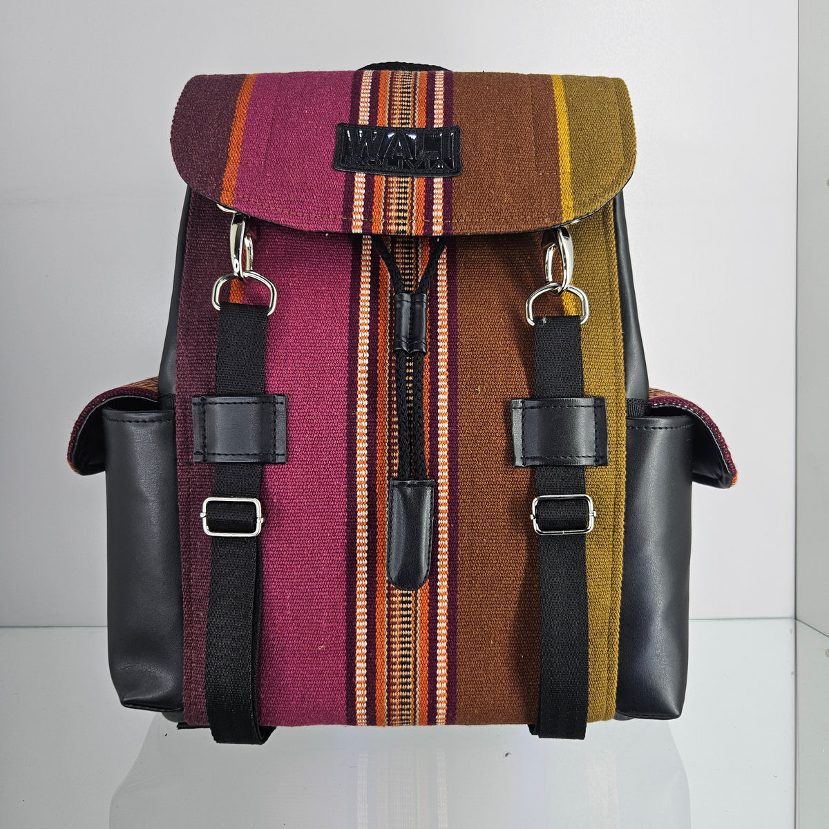 Mochila wali cuero _ cama