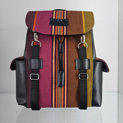 Mochila wali cuero _ cama