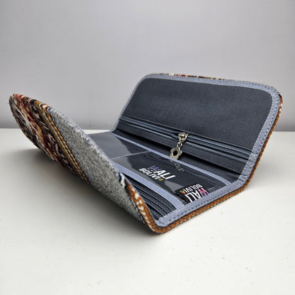Billetera chequera (plomo diseño medio)