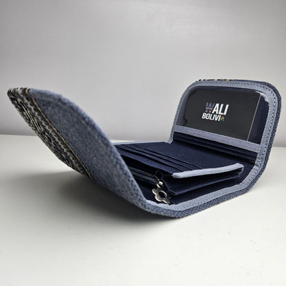 BILLETERA MINI _ Azul denim