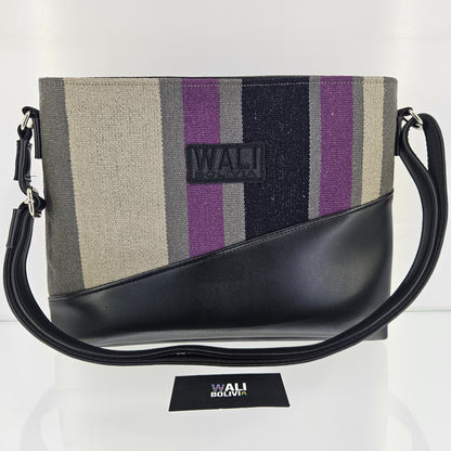 Cartera cuero aguayo (api)