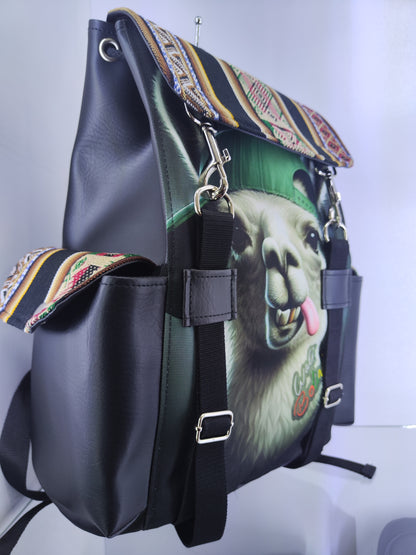 Mochila (diseño llama)