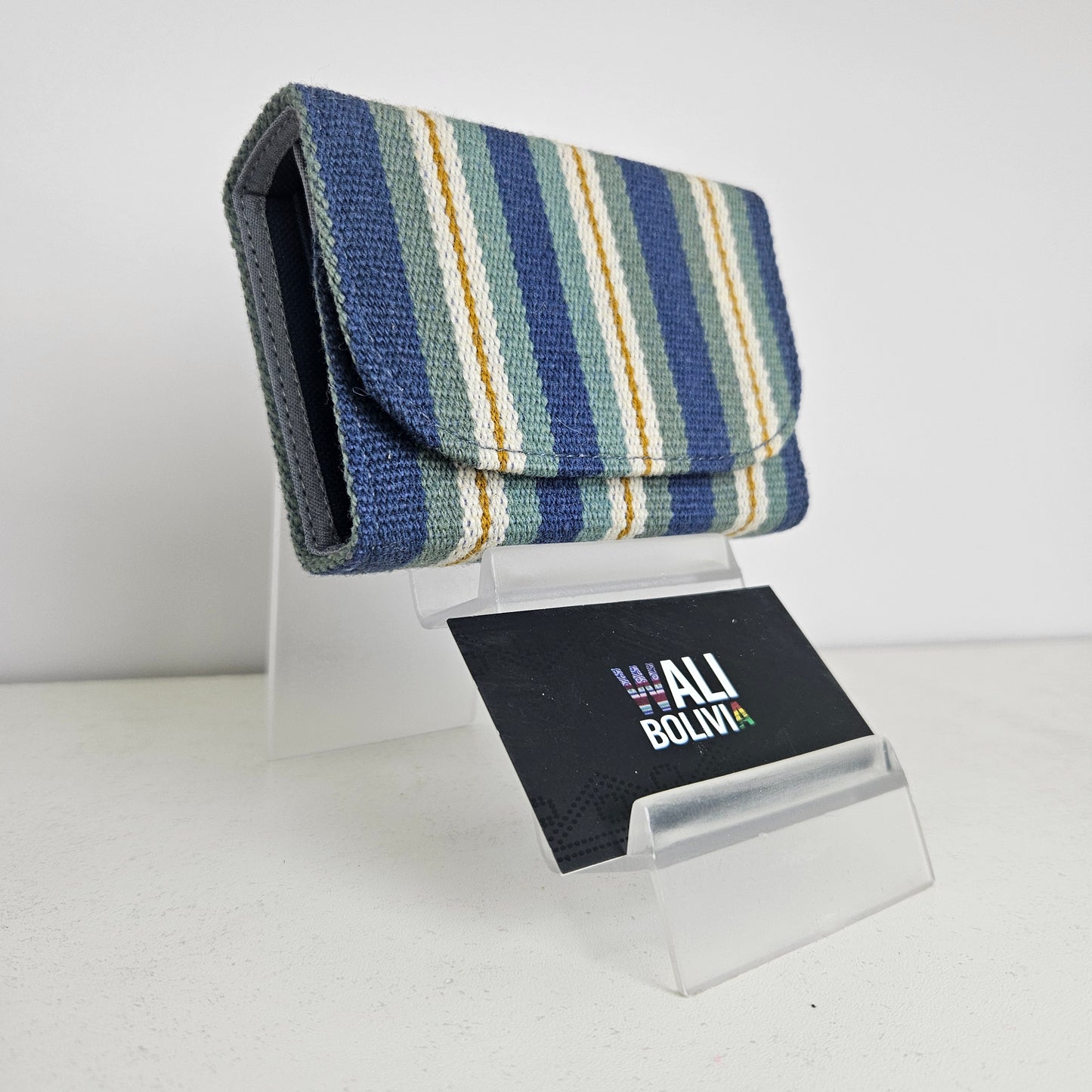 Billetera mini (azul esmeralda)