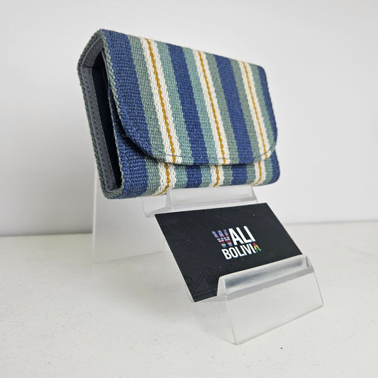 Billetera mini (azul esmeralda)