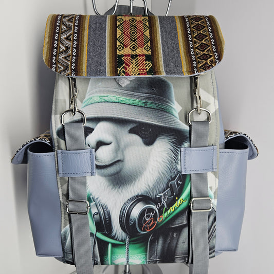 Mochila urbana (Llama hip hop)
