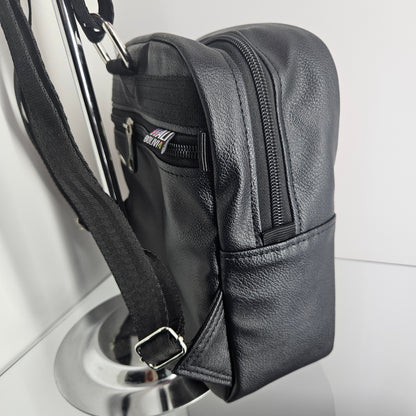 Mochila mini (tigre cuero negro)
