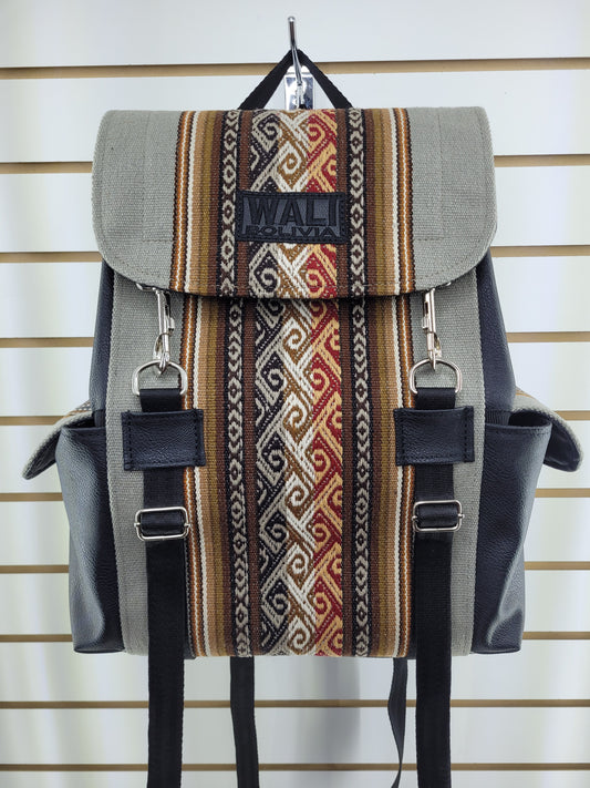 Mochila aguayo (color jade)