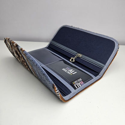 BILLETERA CHEQUERA _ Azul denim
